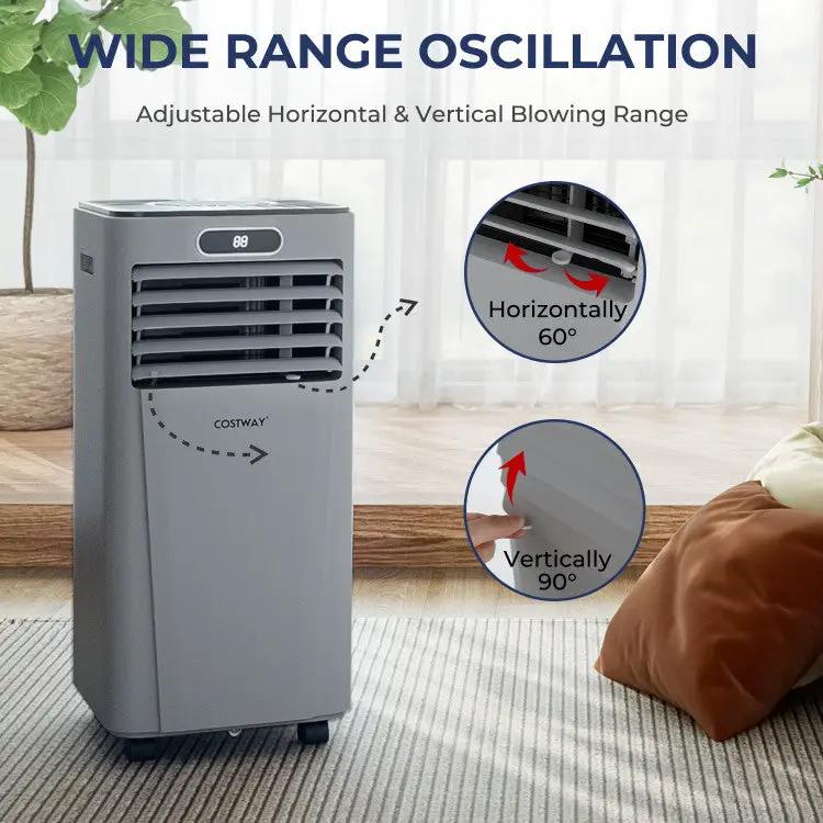 10000 BTU 4-in-1 Portable Air Conditioner with Dehumidifier and Fan Mode by DirectDeals