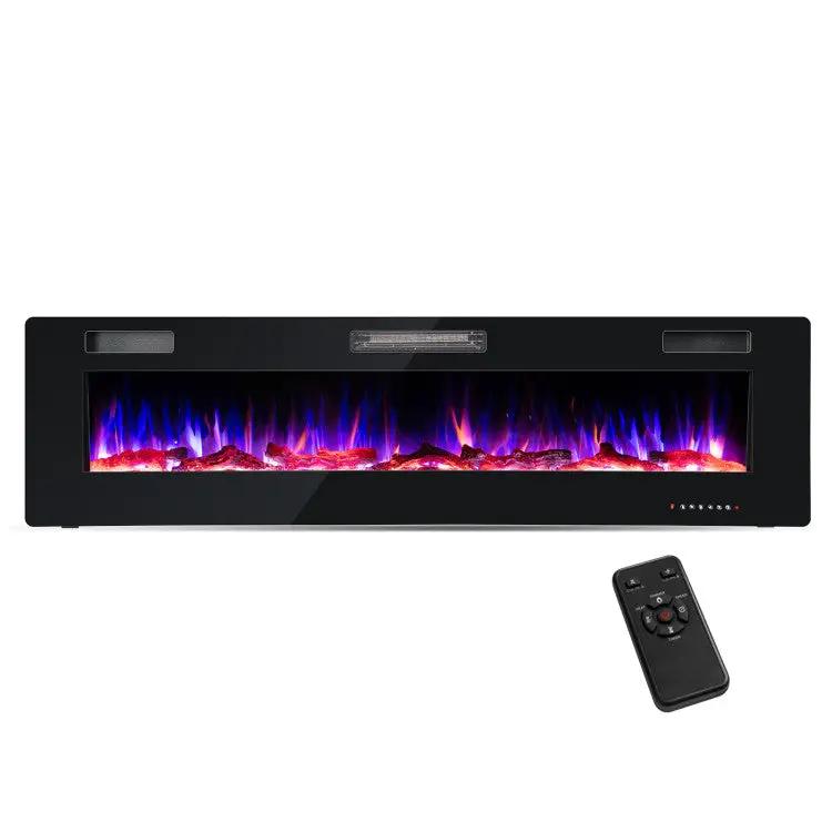 68" Ultra-Thin Recessed Electric Fireplace by DirectDeals