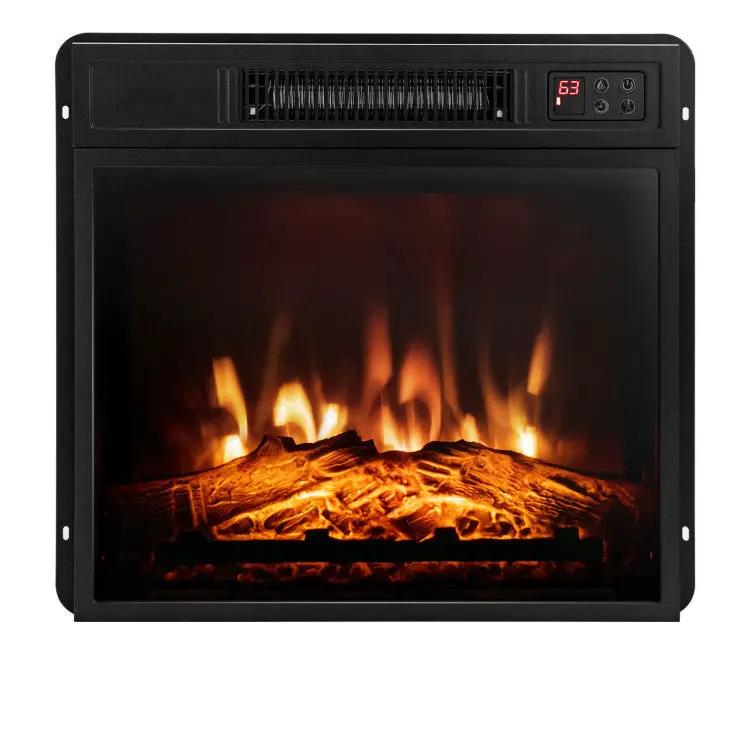 18/23 Inch Electric Fireplace Inserted with Adjustable LED Flame-23 inches by DirectDeals