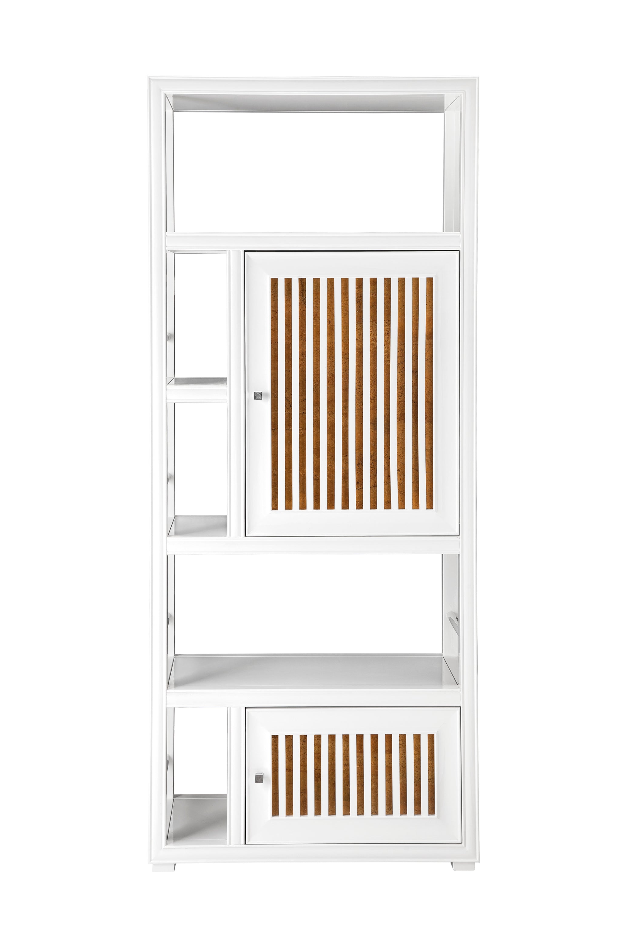 James Martin Athens 30" Linen Cabinet, Glossy White by James Martin