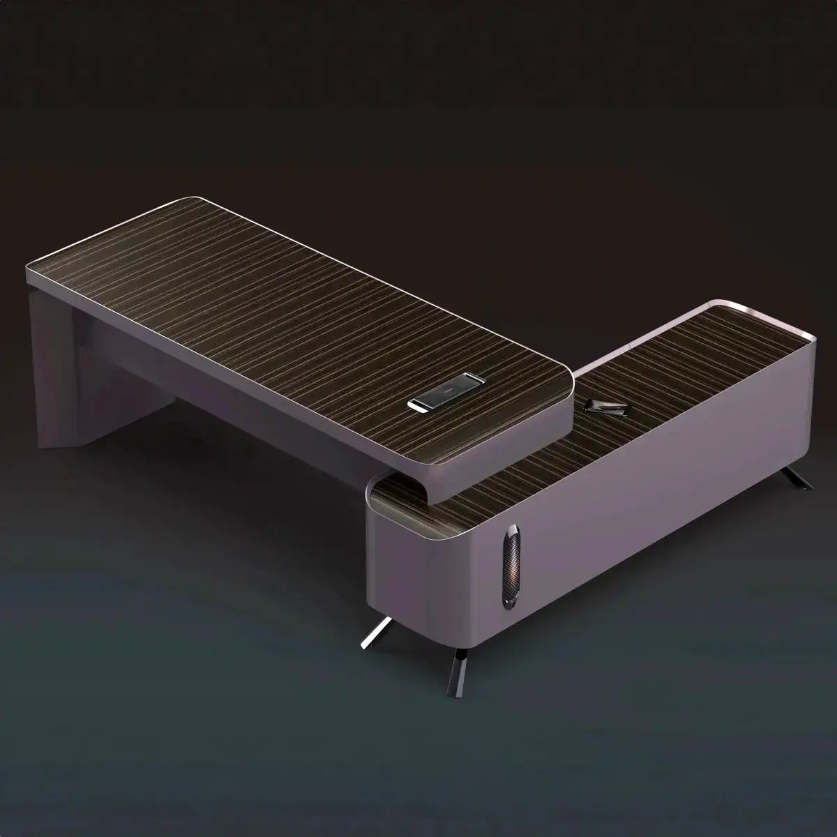 Conex · Luxury L-Shaped Executive Desk by Arc Grove