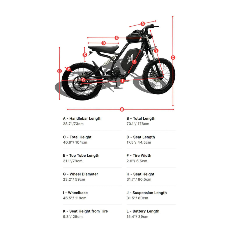 Freego Nova 3 Mid-Drive All-Terrain Electric Motorcycle, 3000W (SAK19582) by SAKSBY WHOLESALE