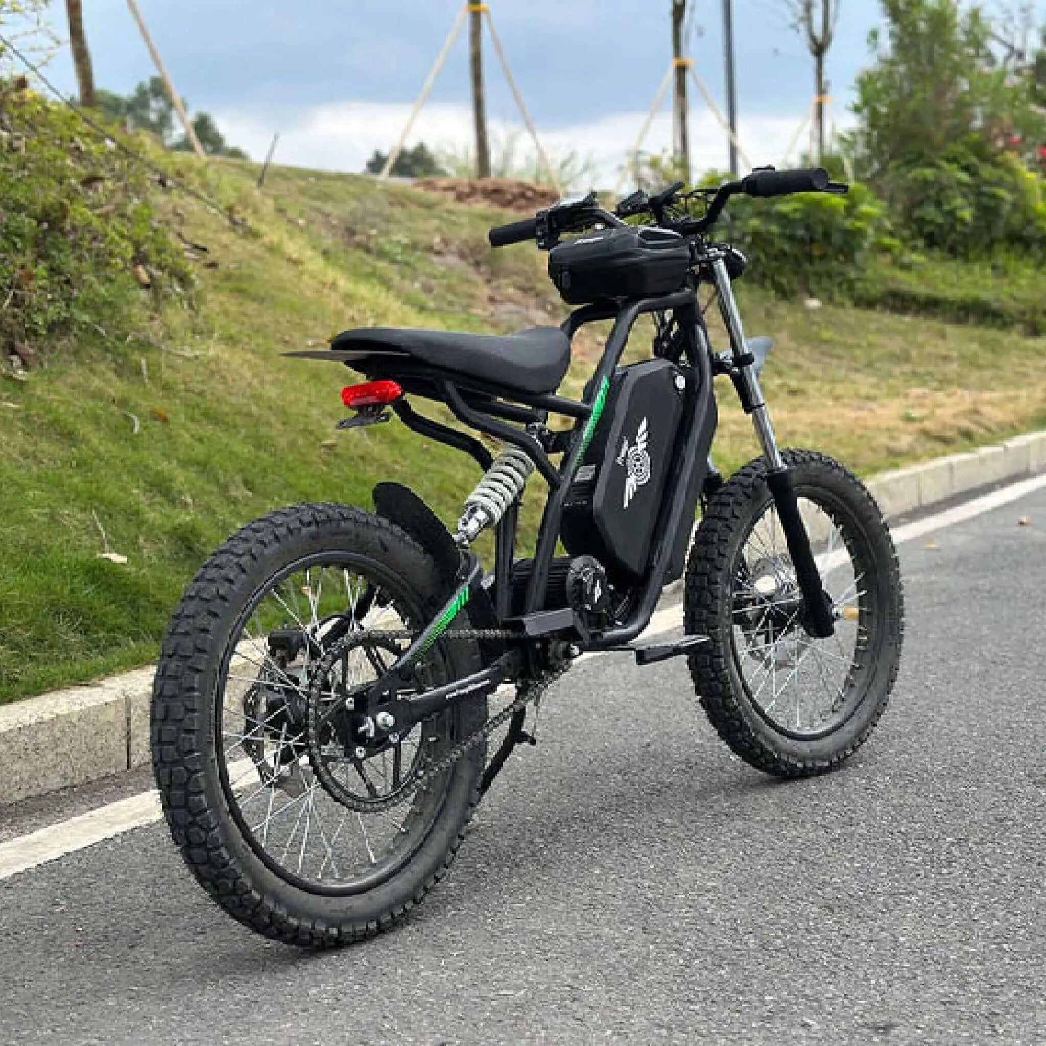 Freego Nova 3 Mid-Drive All-Terrain Electric Motorcycle, 3000W (SAK19582) by SAKSBY WHOLESALE