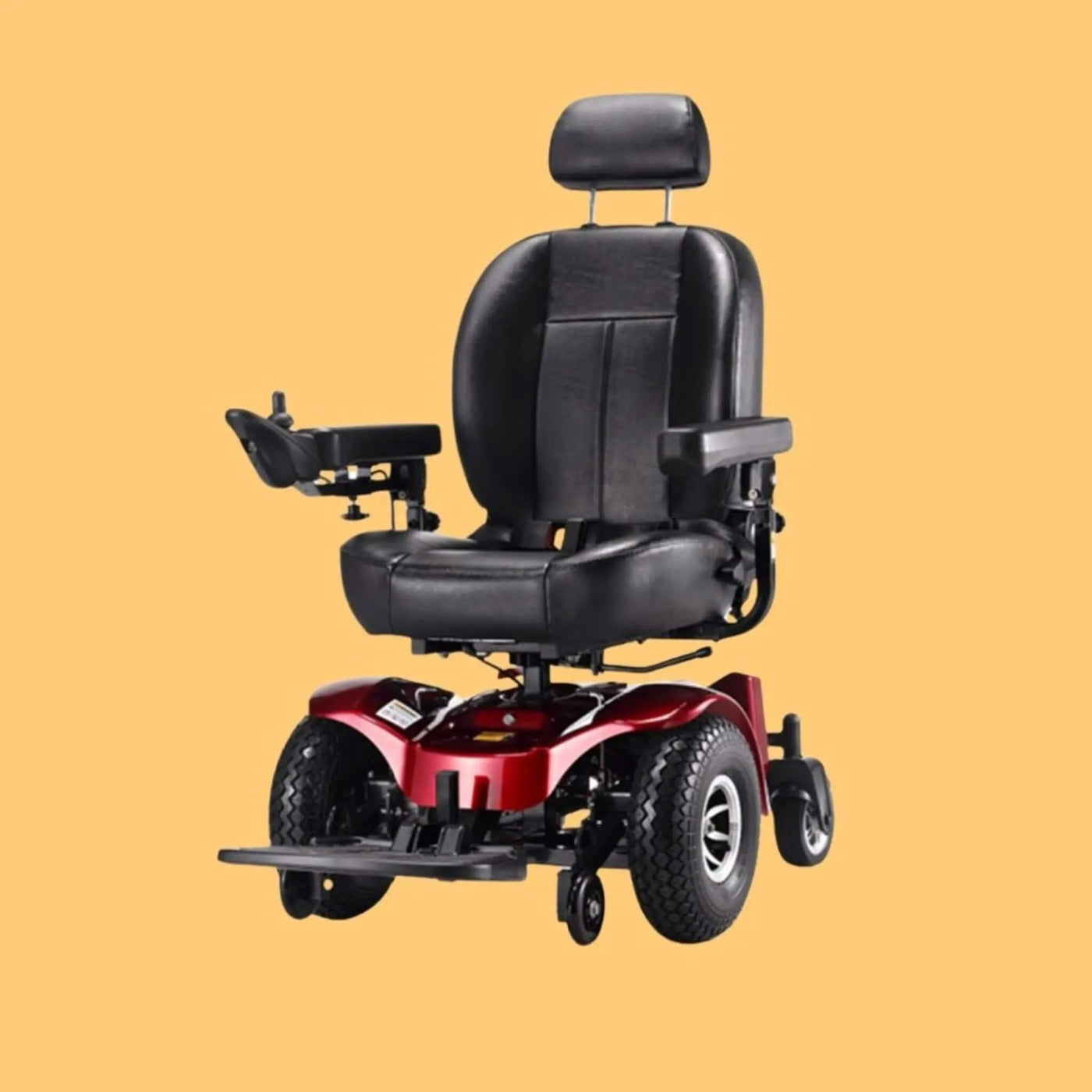 Freerider USA Apollo II 33/50AH Heavy Duty 2WD All Terrain Electric Powered Wheelchair, 470LBS (SAK95861) by SAKSBY WHOLESALE