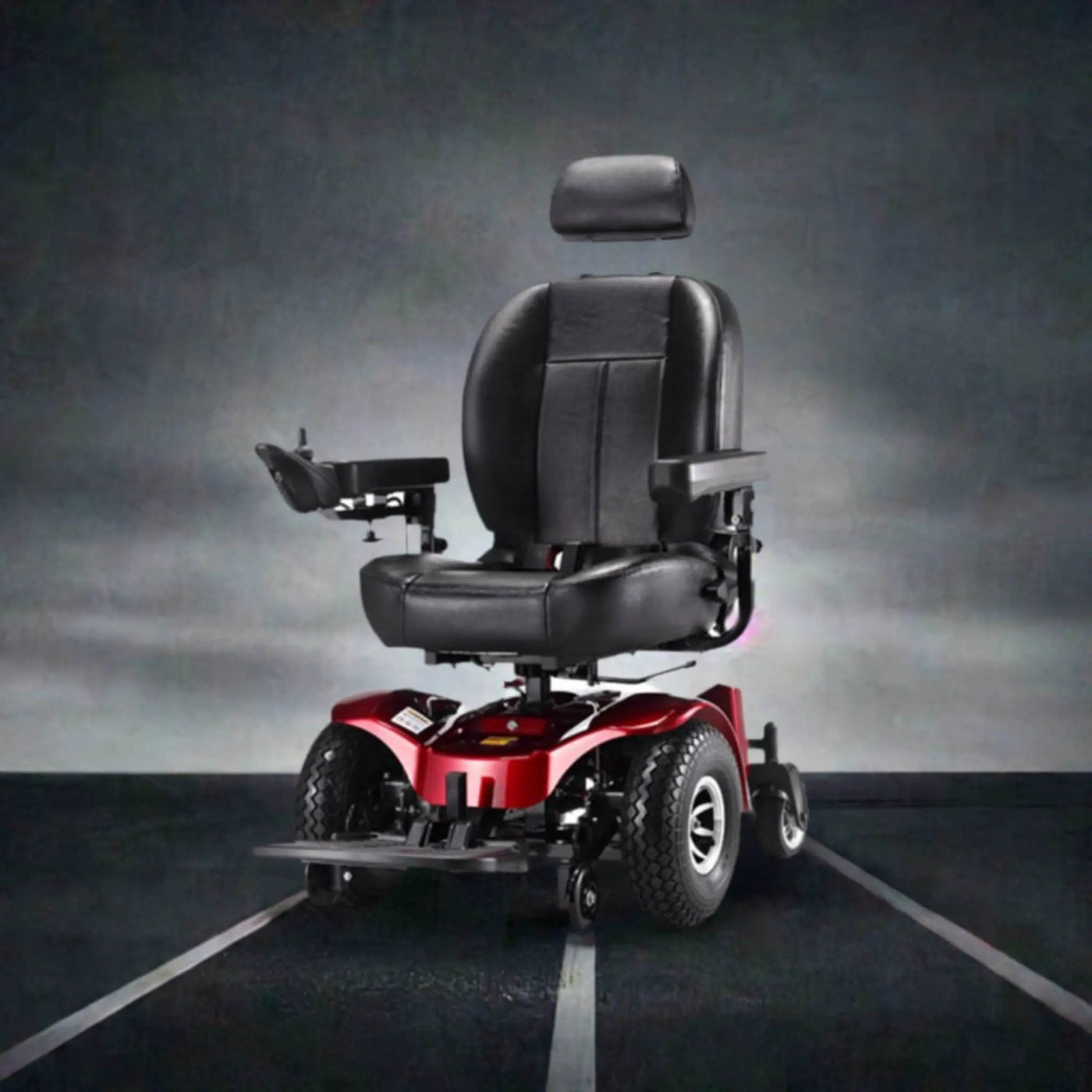 Freerider USA Apollo II 33/50AH Heavy Duty 2WD All Terrain Electric Powered Wheelchair, 470LBS (SAK95861) by SAKSBY WHOLESALE