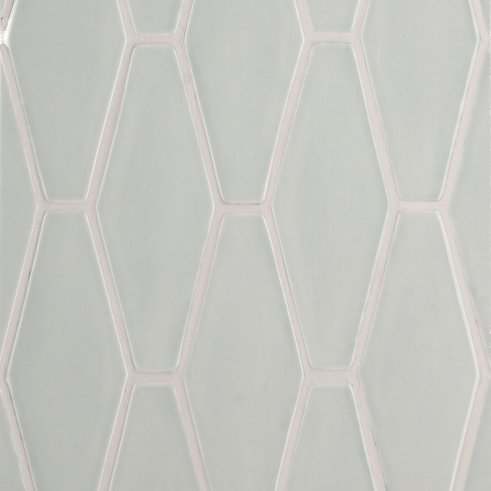 Pebble Glossy Longest Hexagon Ceramic Tiles 3x7 7/8 Ceramic Glossy 2x8 Tiles — 2