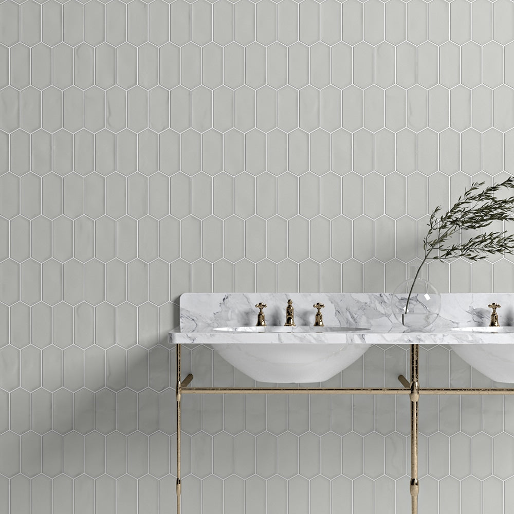 Pebble Glossy Picket Ceramic Tiles 3x6 Ceramic Glossy 3x12 Tiles — 2