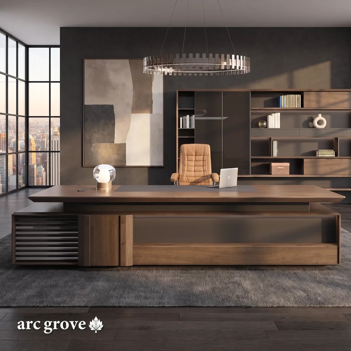 Frisco · Modern L-Shaped Executive Desk, photo 4 of 21