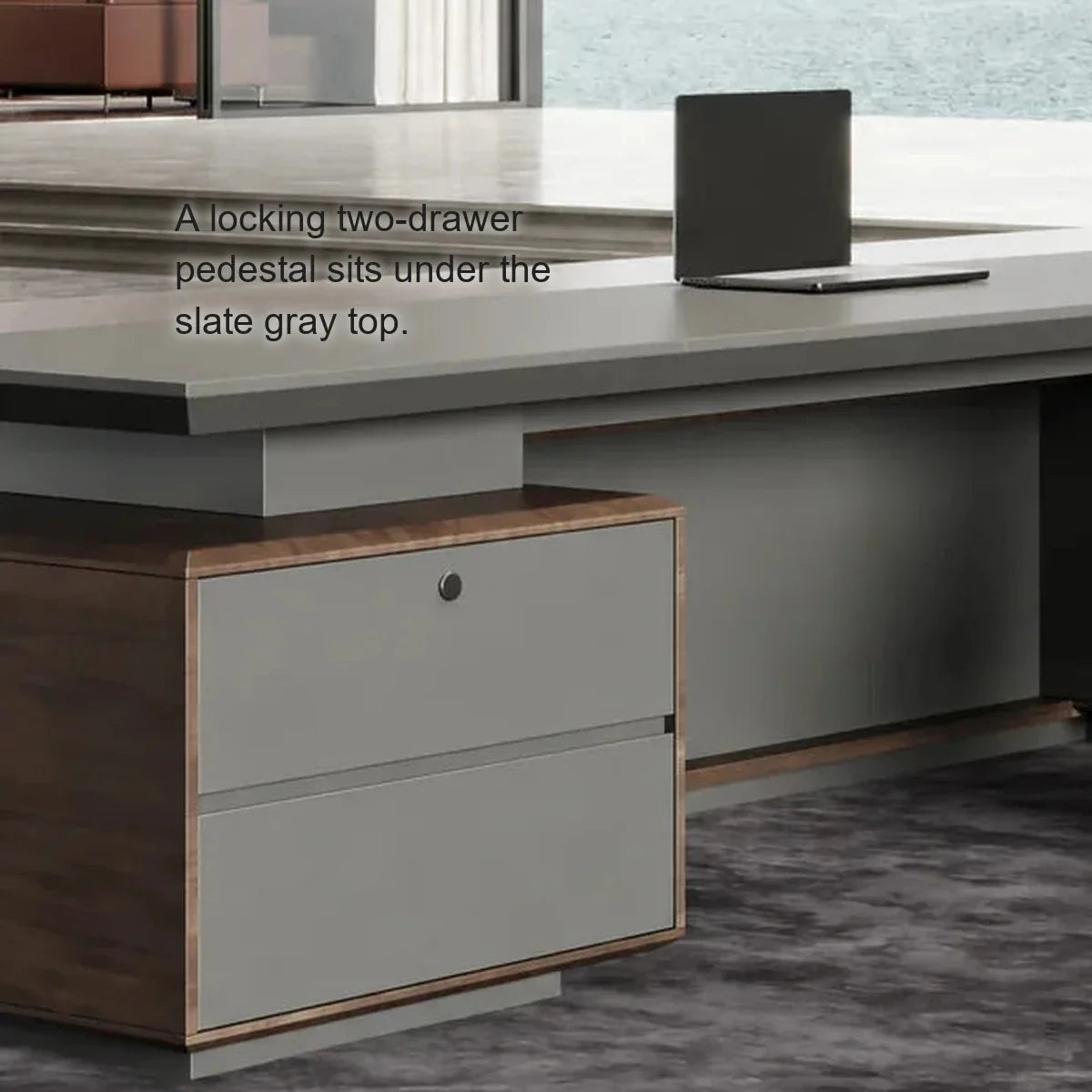 Frisco · Modern L-Shaped Executive Desk, photo 10 of 21