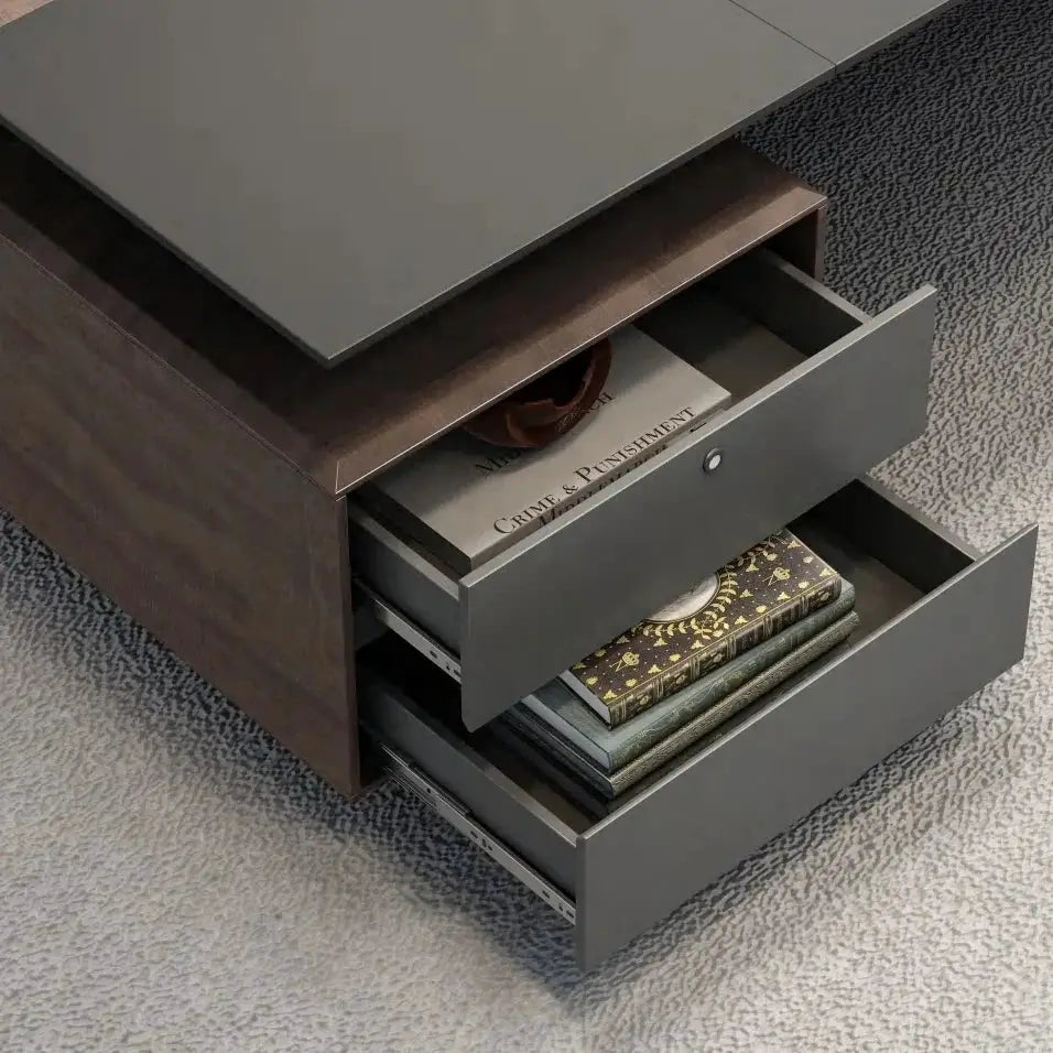 Frisco · Modern L-Shaped Executive Desk by Arc Grove