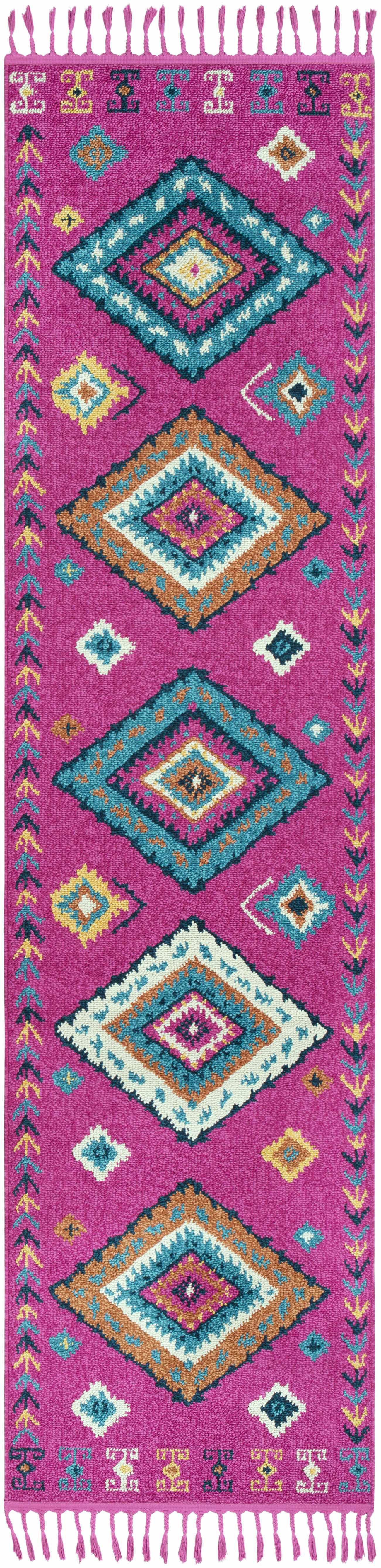 Franktown Magenta Carpet - Clearance by Boutique Rugs