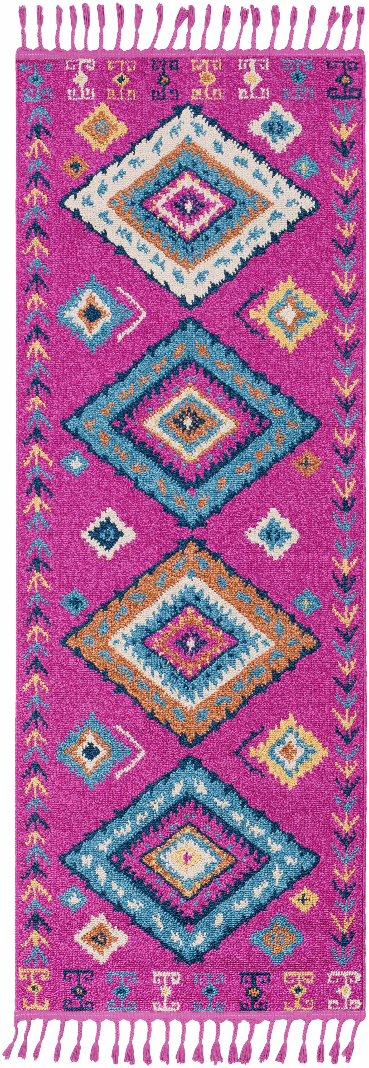 Franktown Magenta Carpet - Clearance by Boutique Rugs
