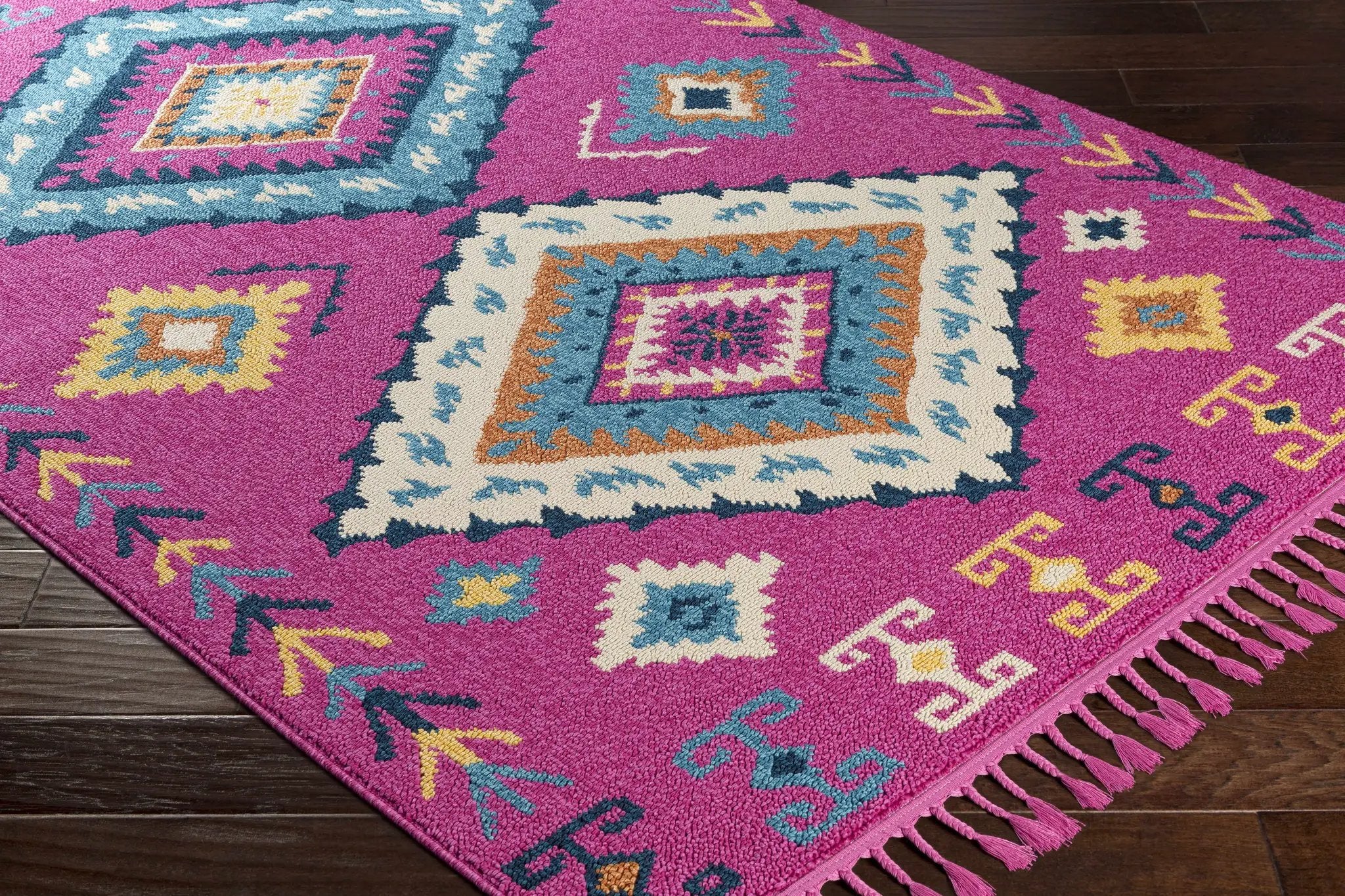 Franktown Magenta Carpet - Clearance by Boutique Rugs