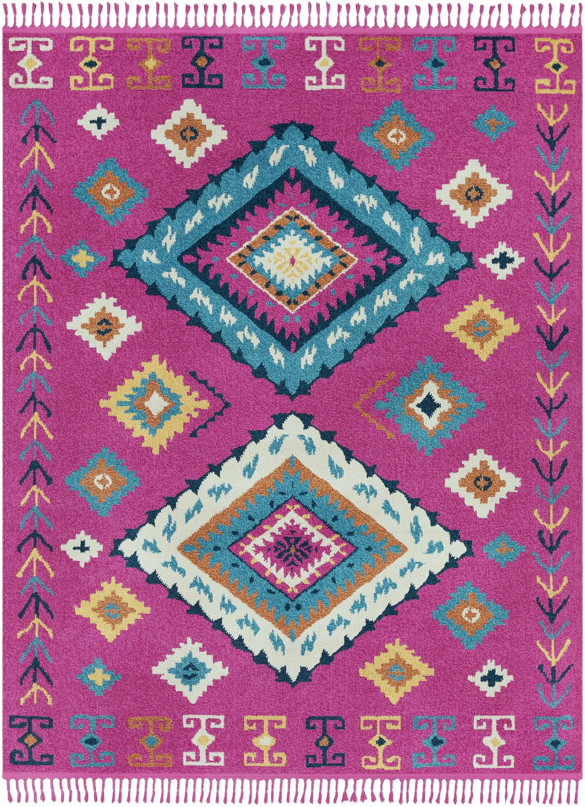 Franktown Magenta Carpet - Clearance by Boutique Rugs