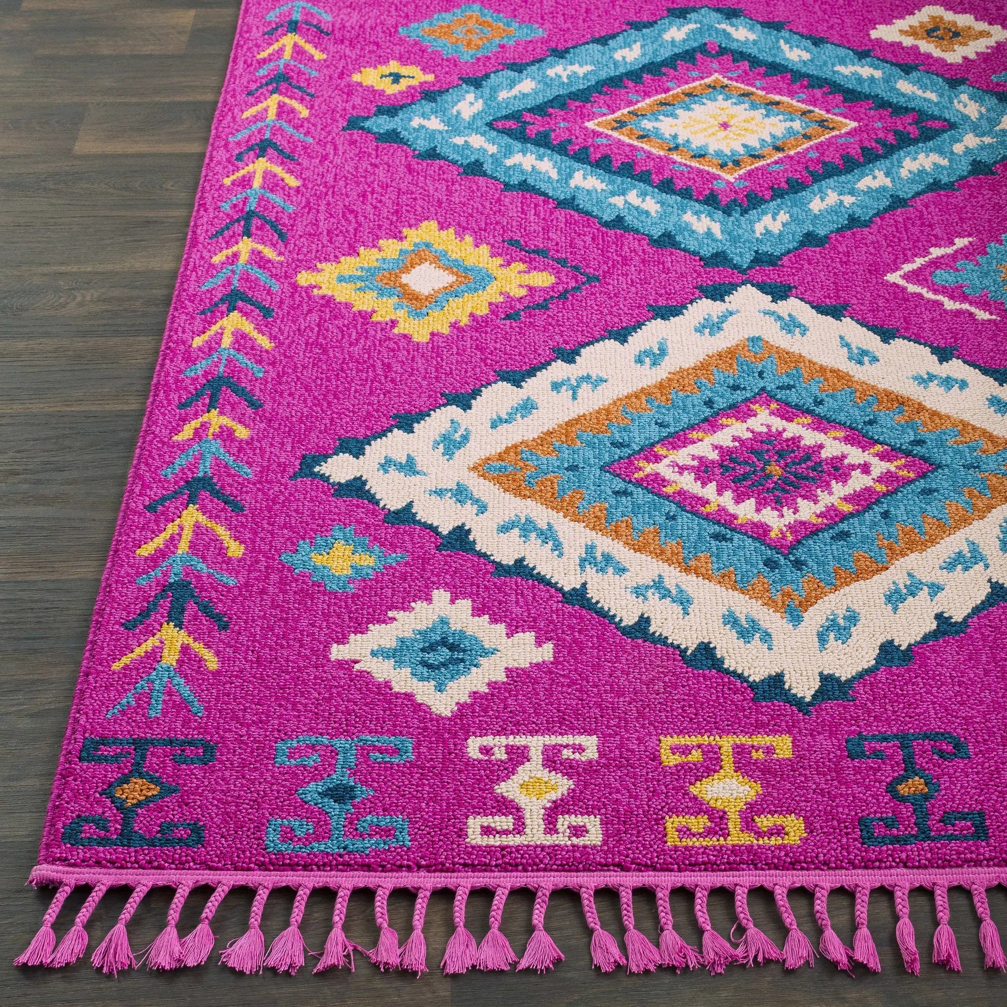 Franktown Magenta Carpet - Clearance by Boutique Rugs