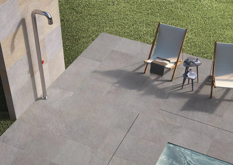 Frontier20 Bluestone Blue Select Look Porcelain Pavers 24x24 by landmarkceramics