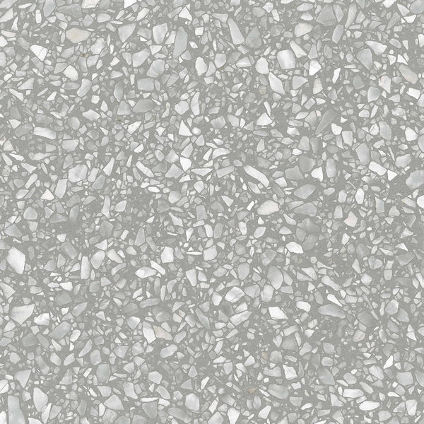 Frontier20 Fashion Grey End-cover Terrazzo Look Porcelain Moldings 12x24