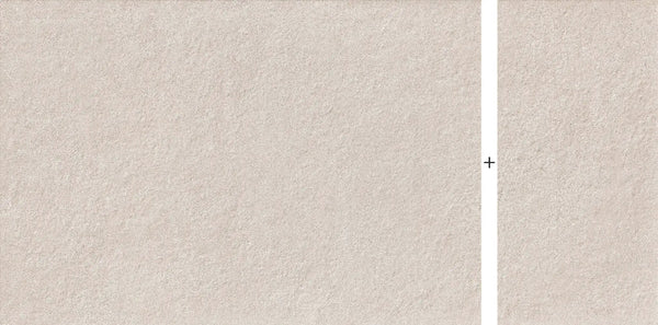Frontier20 Indiana Grey Select Mix + Limestone Look Porcelain Pavers 24x48