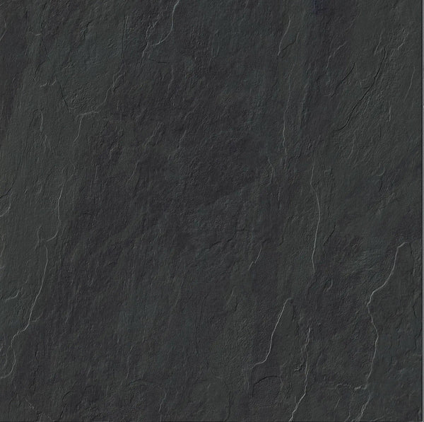 Frontier20 Montauk Black Coping & Stair Bullnose Slate Look Porcelain Moldings 12x24