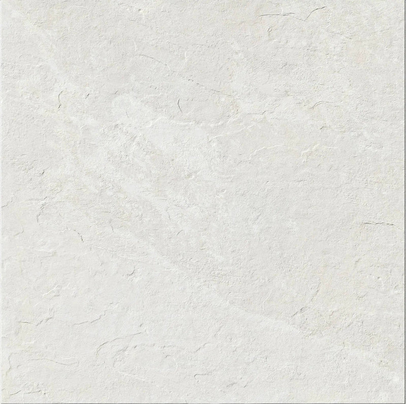 Frontier20 Montauk White Slate Look Porcelain Pavers 12x12 by landmarkceramics