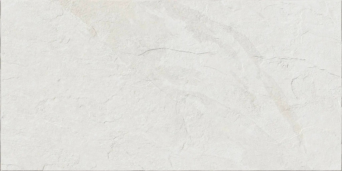 Frontier20 Montauk White Coping & Stair Corner Left Bullnose Slate Look Porcelain Moldings 12x24 by landmarkceramics
