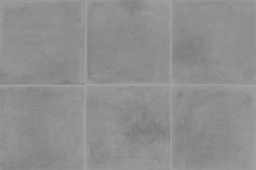 Frontier20 Simply Grey Diamond White Coping & Stair Tread Corner Left Concrete Look Porcelain Moldings 12x24 by landmarkceramics