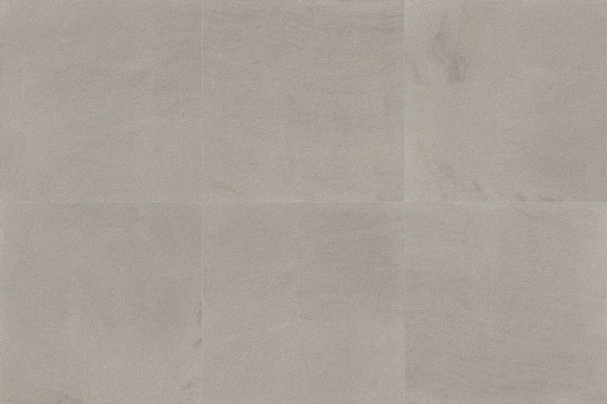 Frontier20 Thermal Bluestone Blue Select L Shape Mitered Edge Corner Left Look Porcelain Moldings 12x24 by landmarkceramics