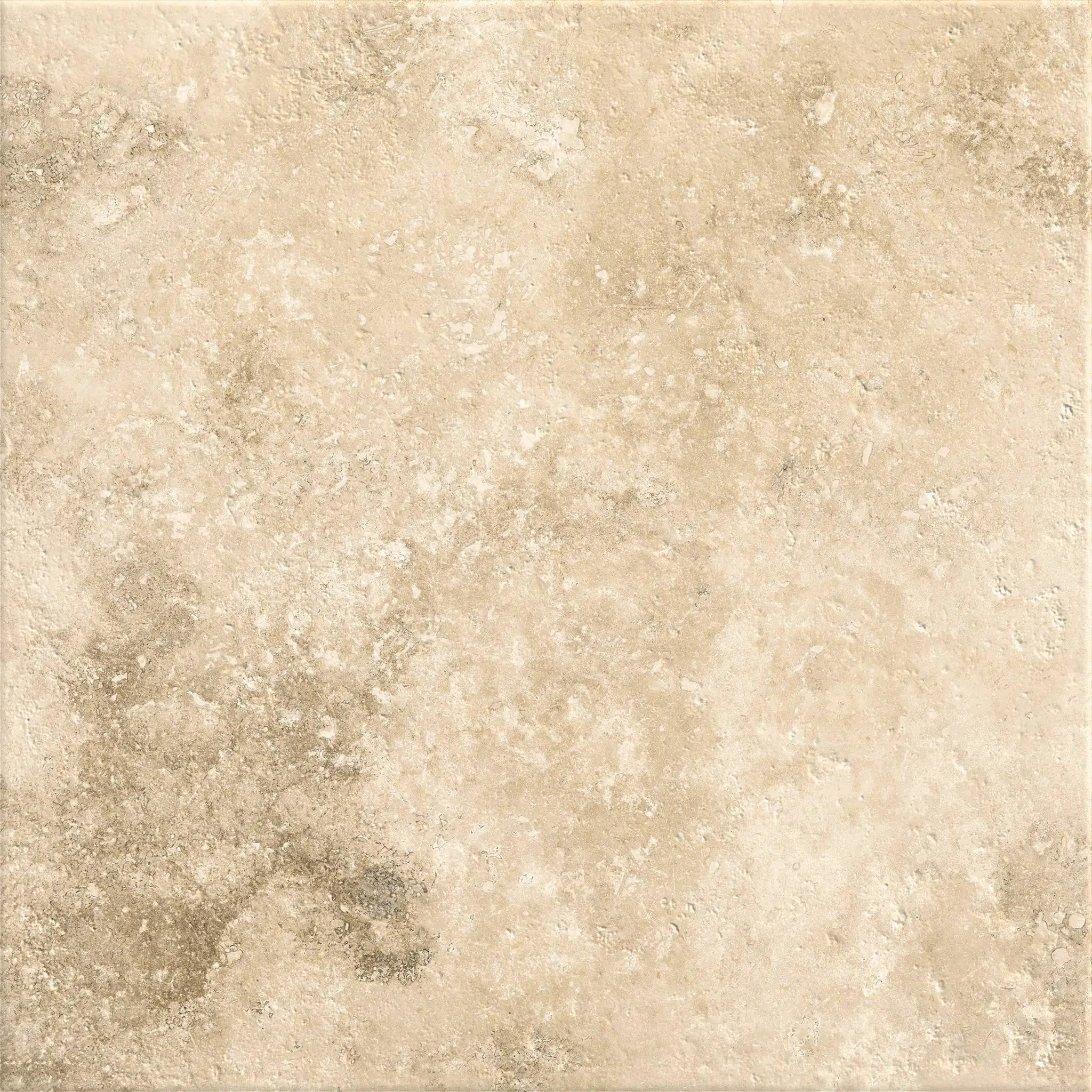 Frontier20 Travertine Cross Cut Country Classic Look Porcelain Pavers 24x24 by landmarkceramics