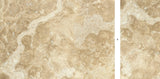Frontier20 Travertine Cross Cut Cream Mix + Look Porcelain Pavers 24x48