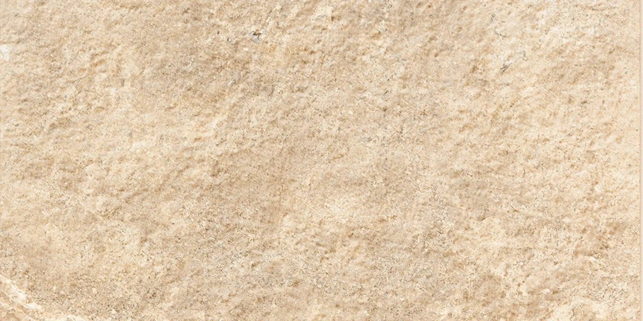 Frontier20 Travertine Cross Cut Cream Look Porcelain Pavers 24x48 by landmarkceramics