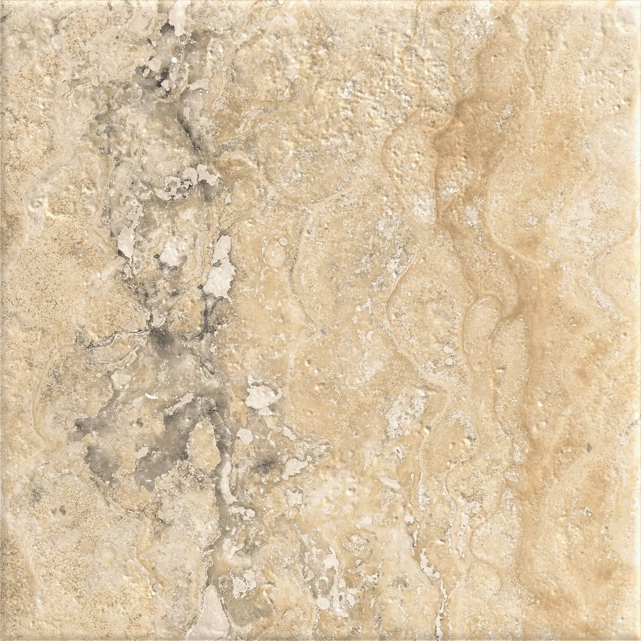 Frontier20 Travertine Cross Cut Philadelphia Look Porcelain Pavers 12x12 by landmarkceramics