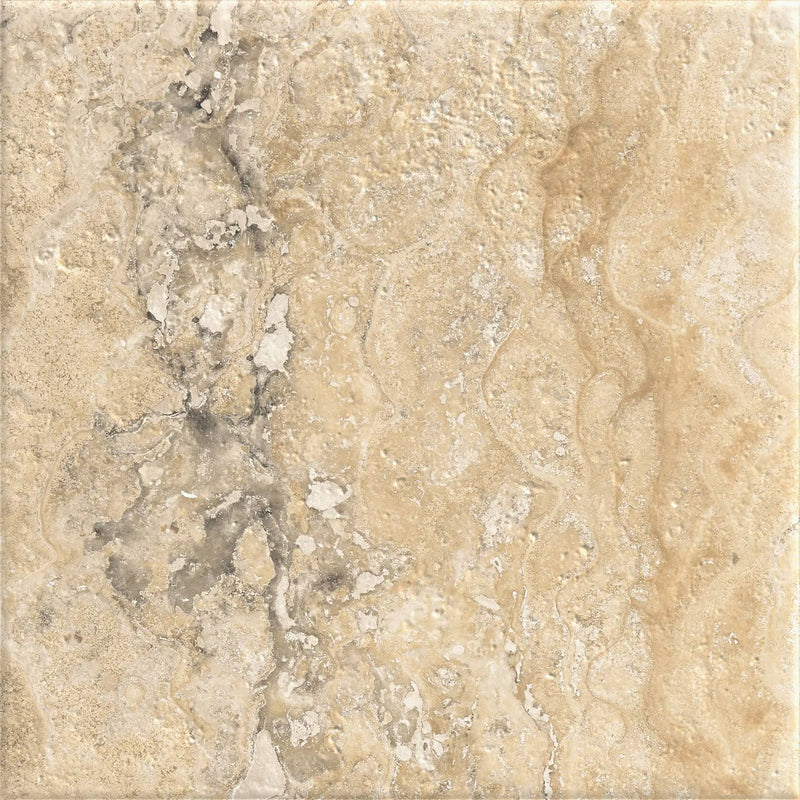 Frontier20 Travertine Cross Cut Philadelphia Look Porcelain Pavers 12x12 by landmarkceramics