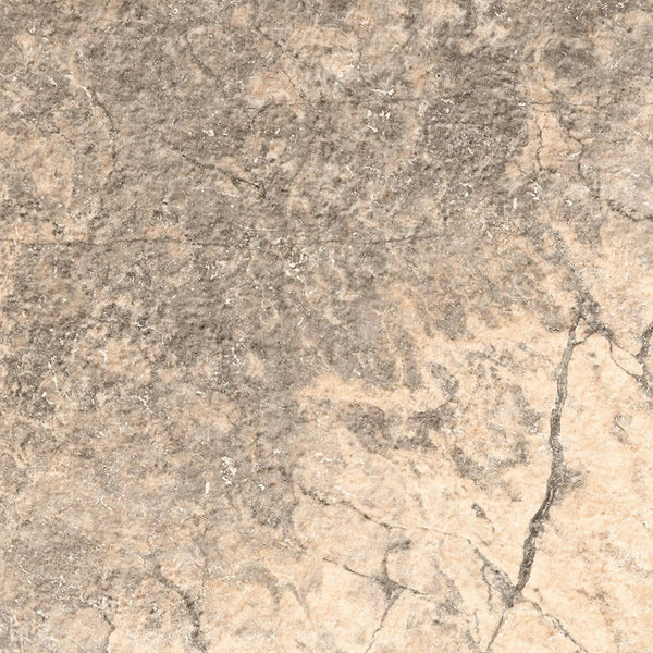 Frontier20 Travertine Cross Cut Silver Look Porcelain Pavers 12x12