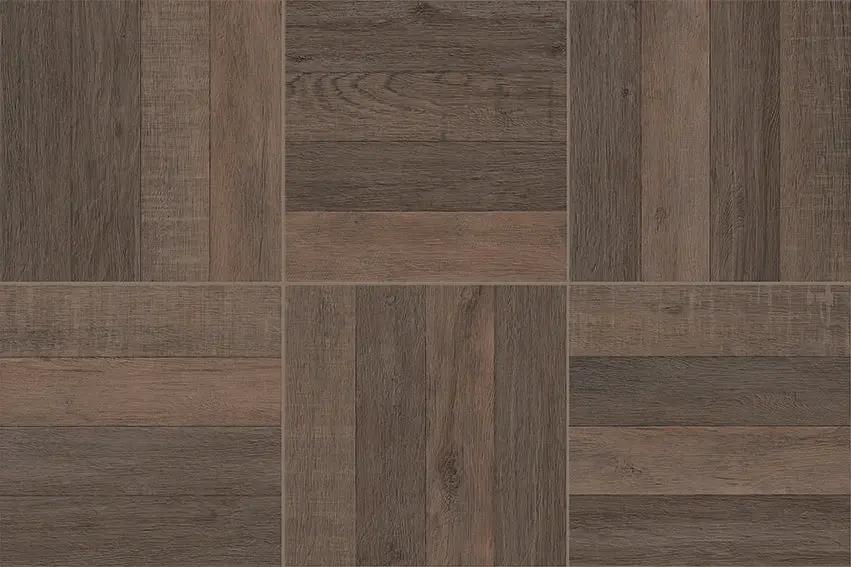 Frontier20 Walnut Double Mesh Wood Look Porcelain Moldings 24x24 by landmarkceramics