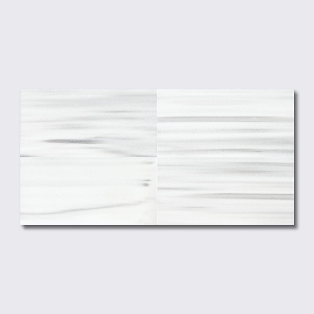 Frost White 1/2 Polished Marble Tiles 12x24 Marble Polished 12x24 Tiles