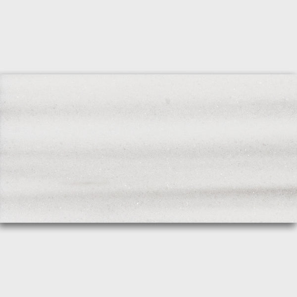 Mink White Polished Marble Tiles 6x12