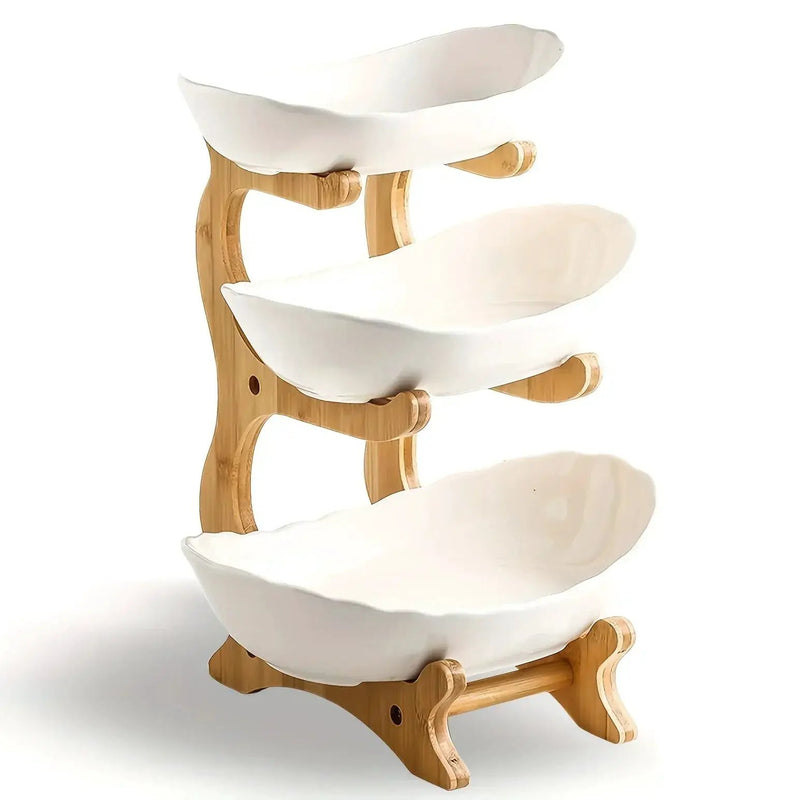 Fruit Basket - 2-Tier Wood by House Of Avana