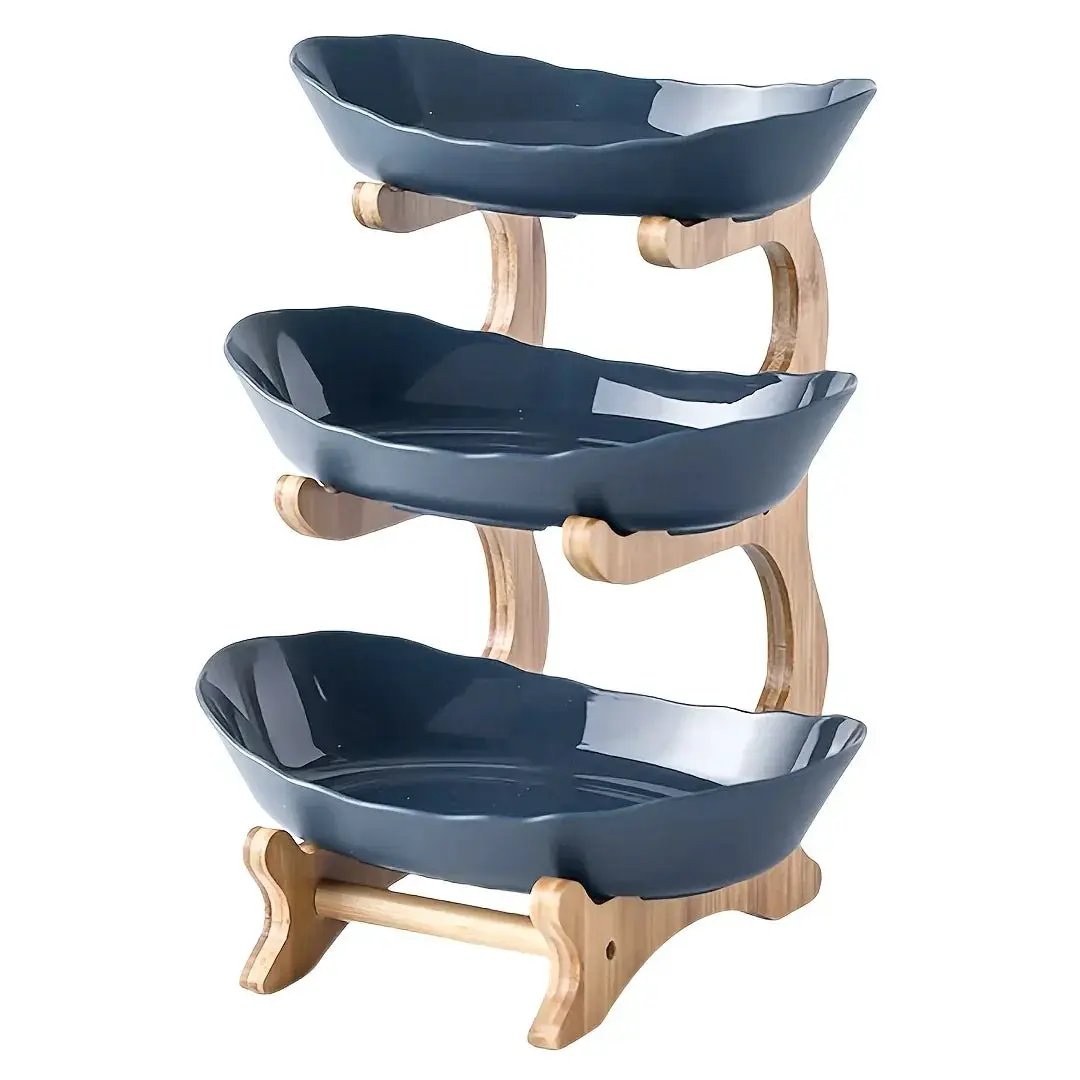 Fruit Basket - 2-Tier Wood by House Of Avana