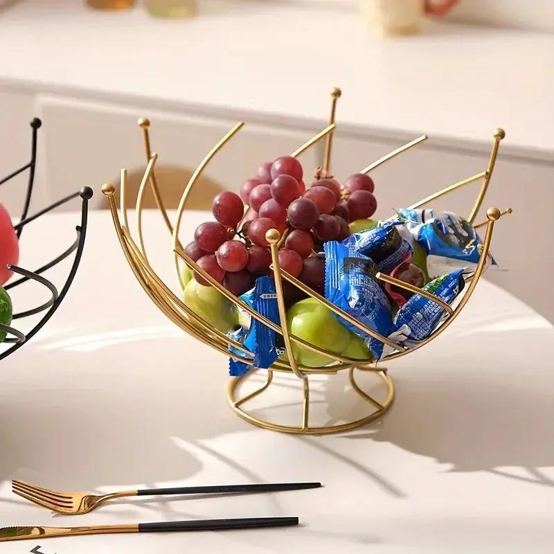 Fruit Basket - Hollow Wrought Iron by House Of Avana