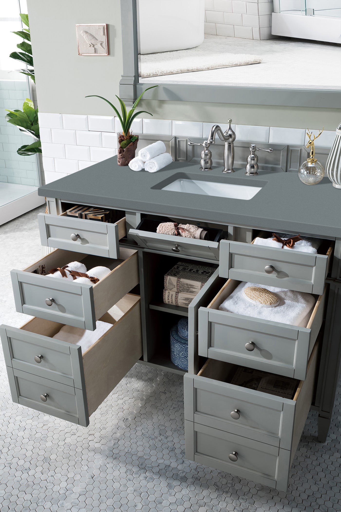 James Martin Brittany 48" Single Bathroom Vanity, Urban Gray by James Martin