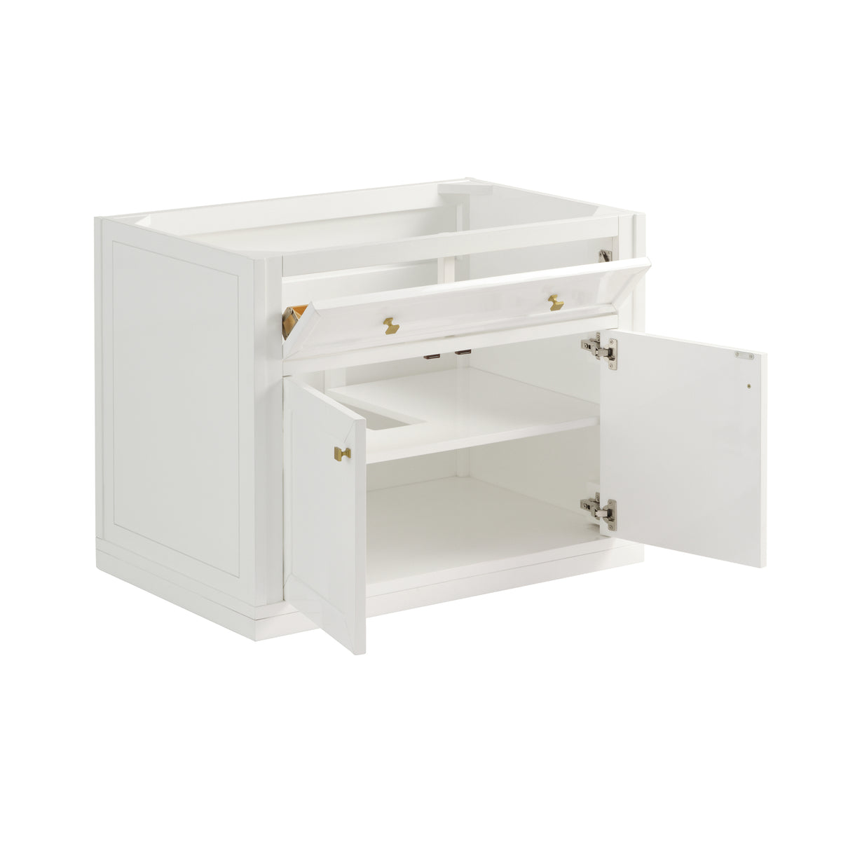 James Martin Chicago 36" Single Bathroom Vanity, Glossy White, view 18
