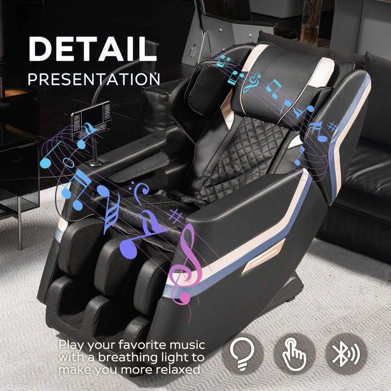 Airvana Full-Body Zero-Gravity Massage Chair Recliner With Six Massage Rollers (SAK91825) by SAKSBY WHOLESALE