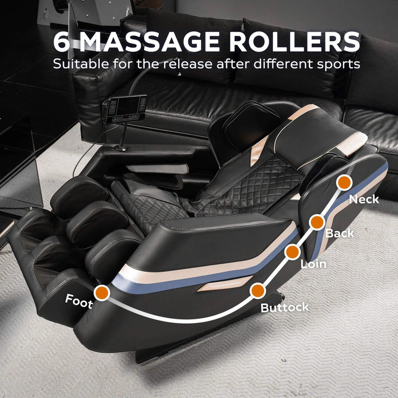 Airvana Full-Body Zero-Gravity Massage Chair Recliner With Six Massage Rollers (SAK91825) by SAKSBY WHOLESALE