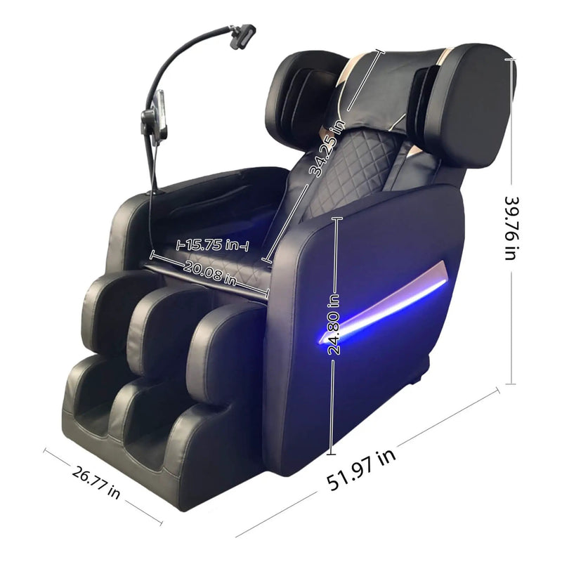 Airvana Nocturne Full-Body Zero-Gravity Massage Chair With Retractable Footrest (SAK40593) by SAKSBY WHOLESALE