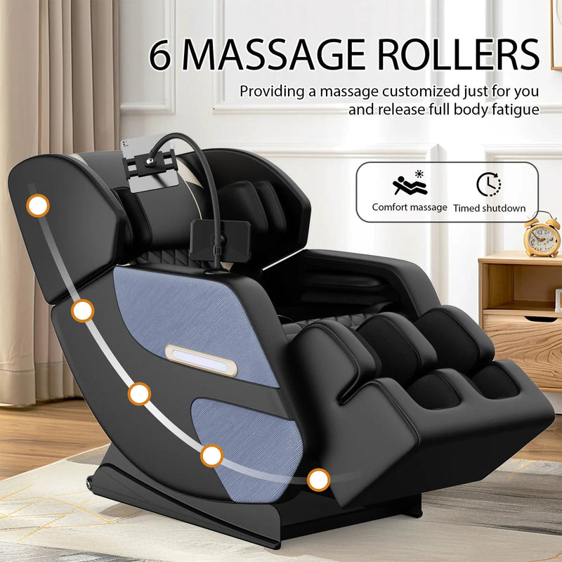 Airvana Imperium Full-Body Zero-Gravity Massage Recliner Chair With Ambient Lighting (SAK34591) by SAKSBY WHOLESALE