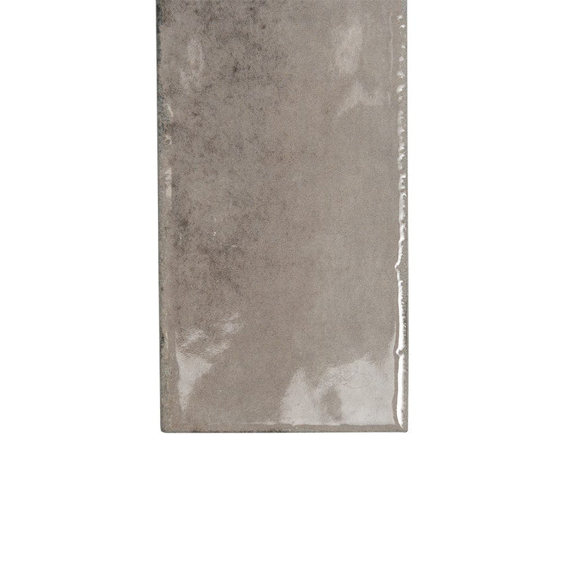 Fusion Grigio Polished Zellige Look Porcelain Tiles 2 1/2x10 Porcelain Polished 2x12 Tiles — 3