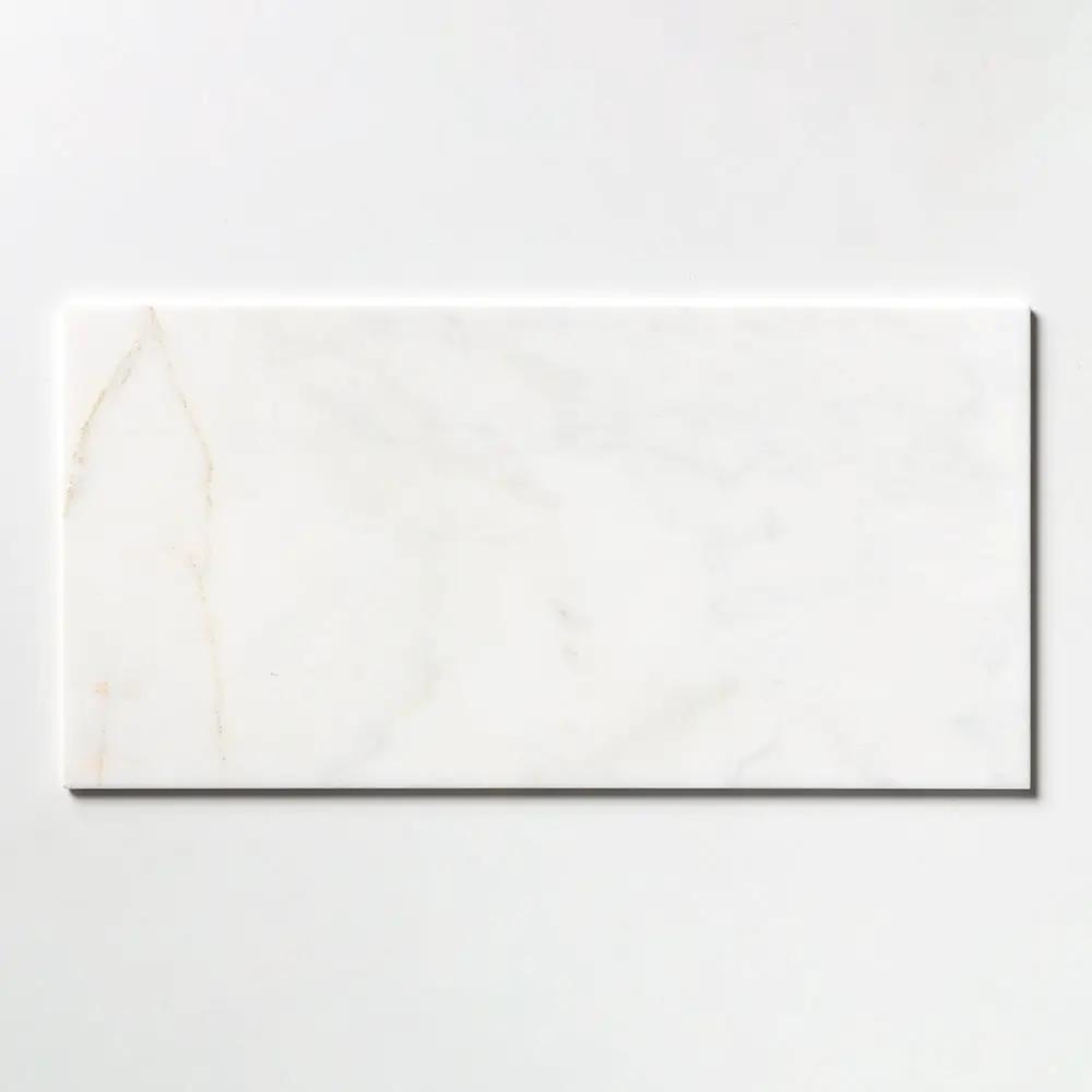 Fusion White Honed Marble Tiles 12x24 by Stonetiledepot