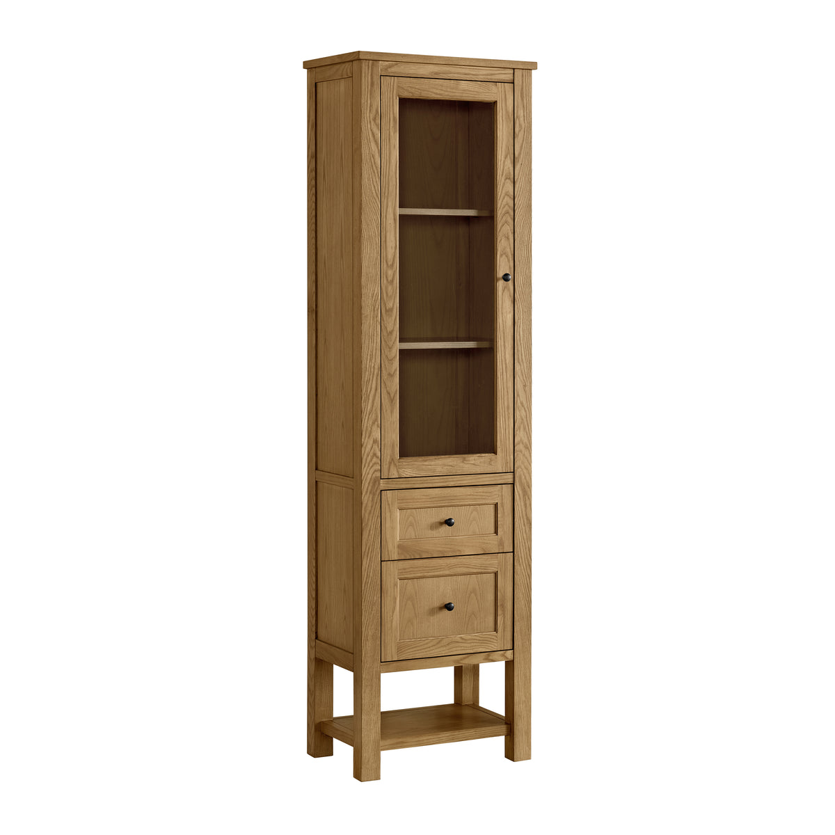 James Martin Breckenridge Linen Cabinet, Light Natural Oak, view 10