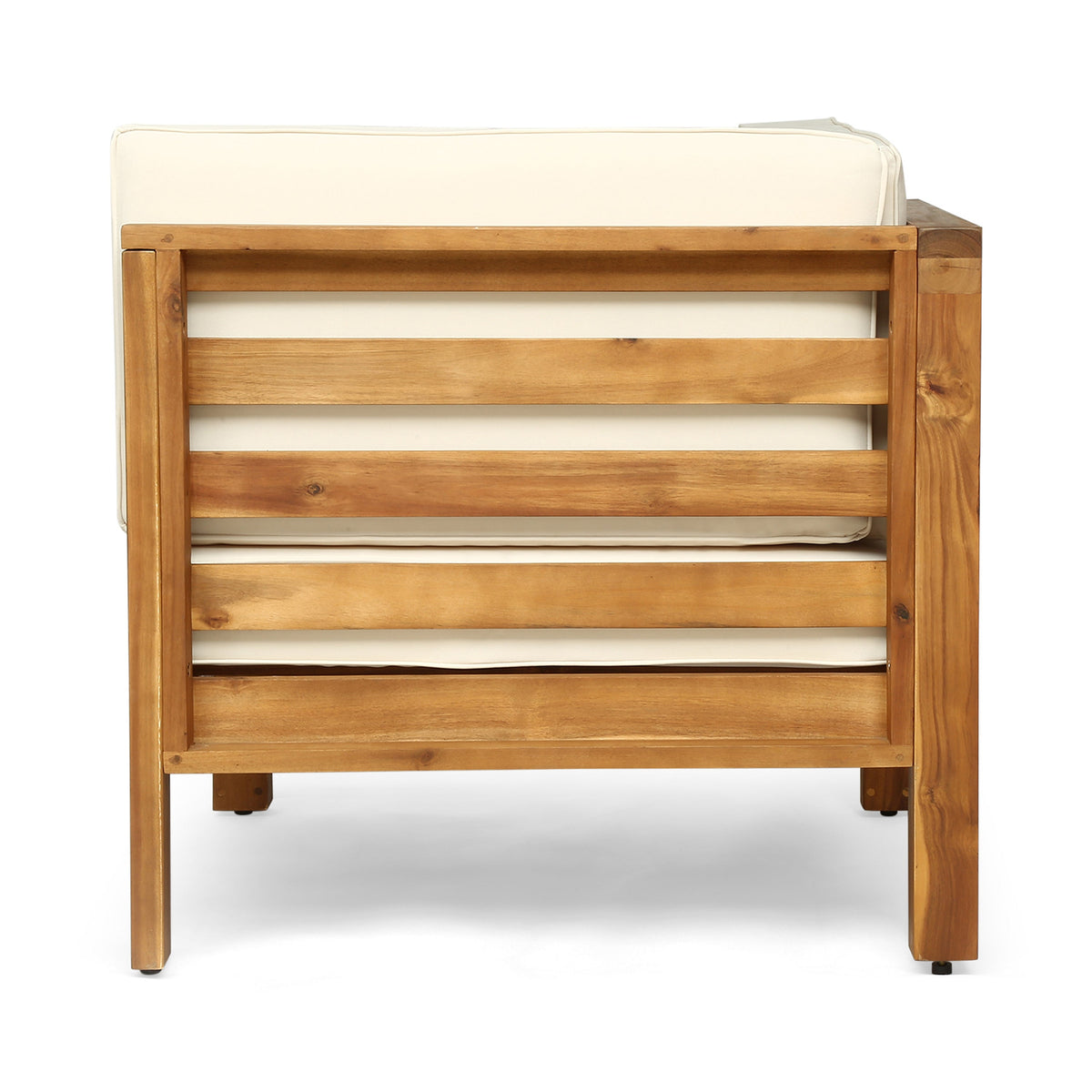 Oana L Arm Chair with Acacia Wood Frame - Multiple Colors, photo 8 of 10