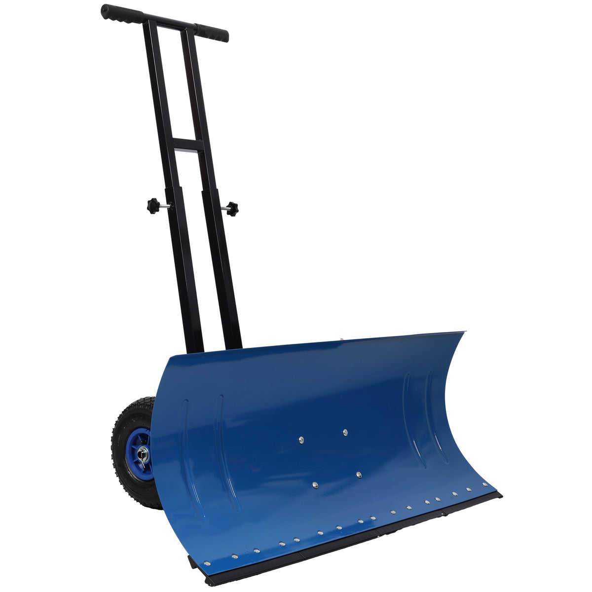 Dual Bar Snow Shovel with Wheels, 38.6-Inch Blade, Adjustable Handle, photo 3 of 10
